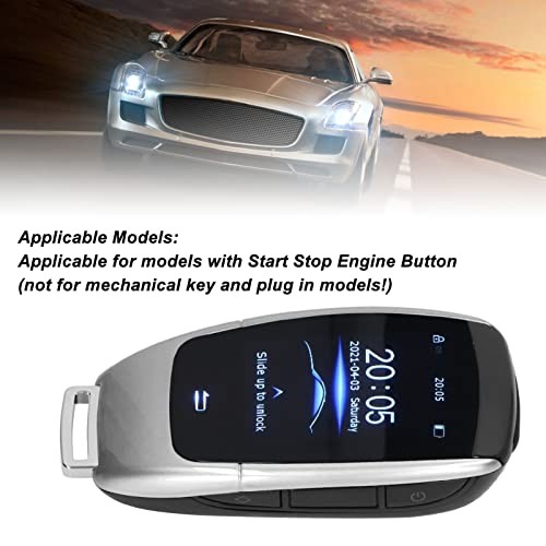 Smart Remote Key, Universal TK900 LCD Smart Key Remote Keyless Entry Silver