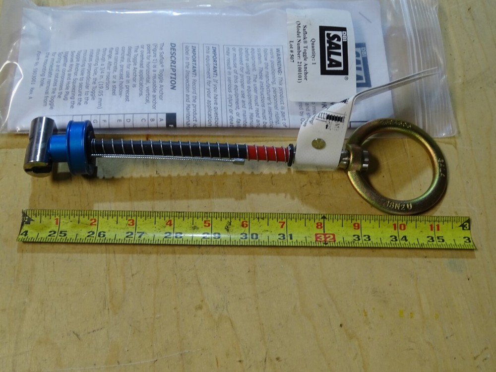 DBI SALA Saflok Toggle Anchor , 2100101
