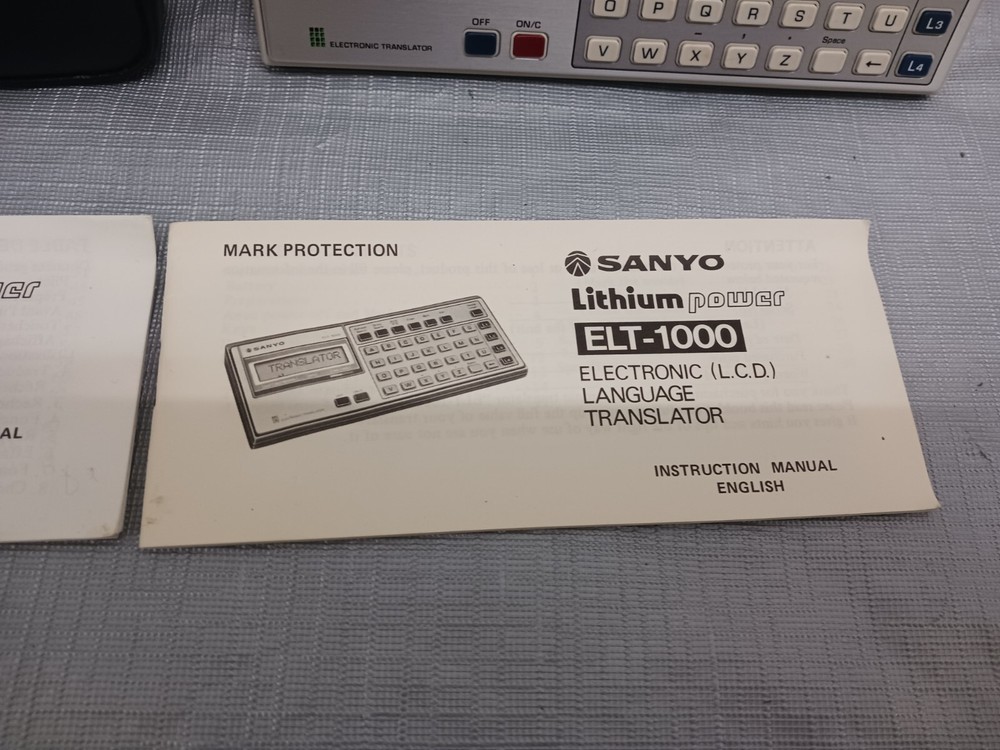 Sanyo Language Translator ELT 1000
