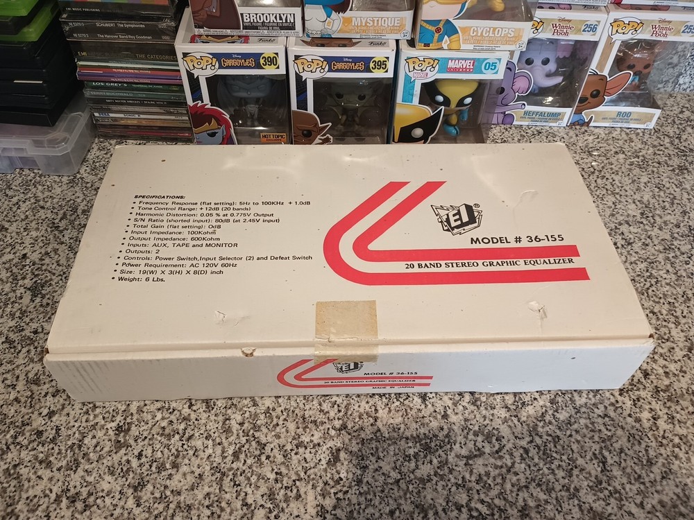 Tei 20 Band Stereo Equalizer Model 36-155