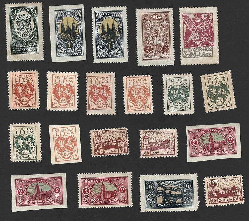 Central Lithuania 1919-22 collection