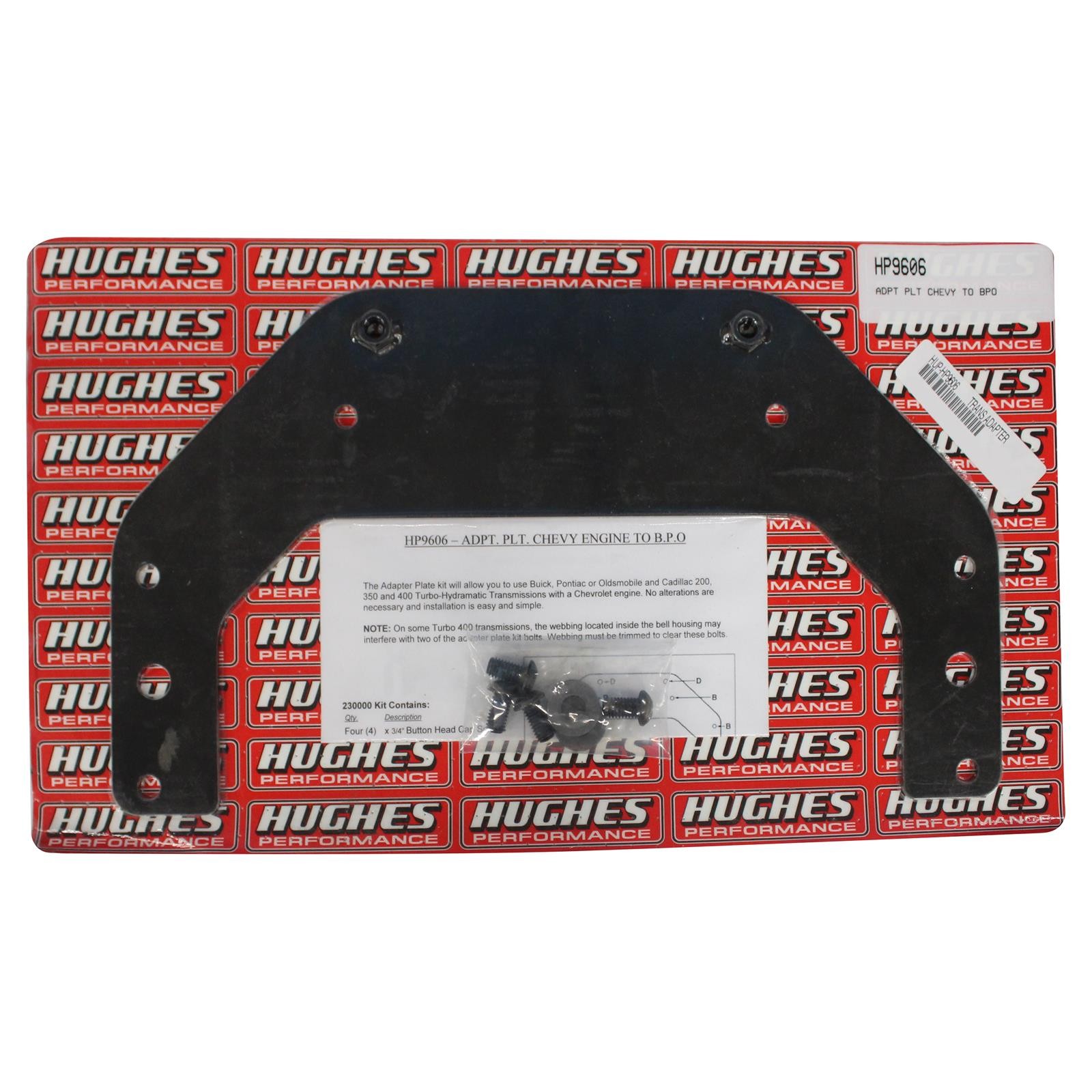 Hughes Performance Transmission Adapter Plate HP9606