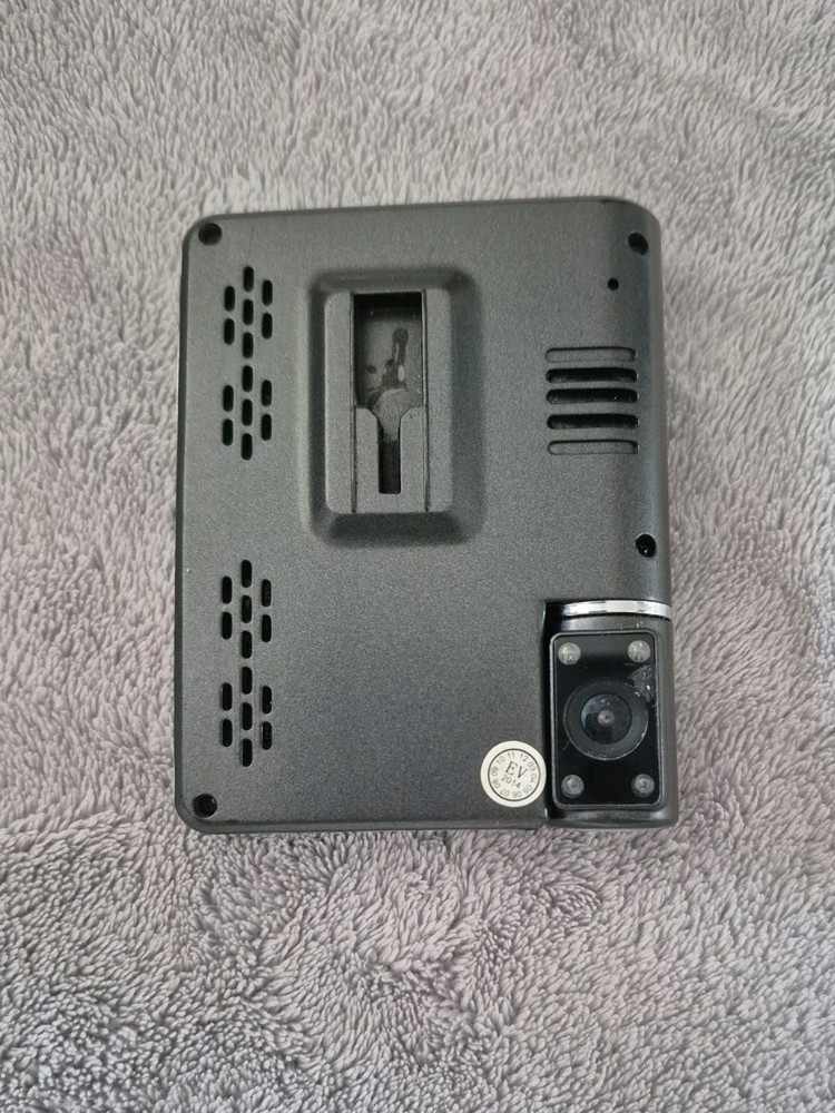 Dashcam in car camera with reversible camera black.