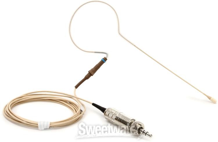Countryman E6 Omnidirectional Earset Microphone - Low Gain with 1mm Cable and