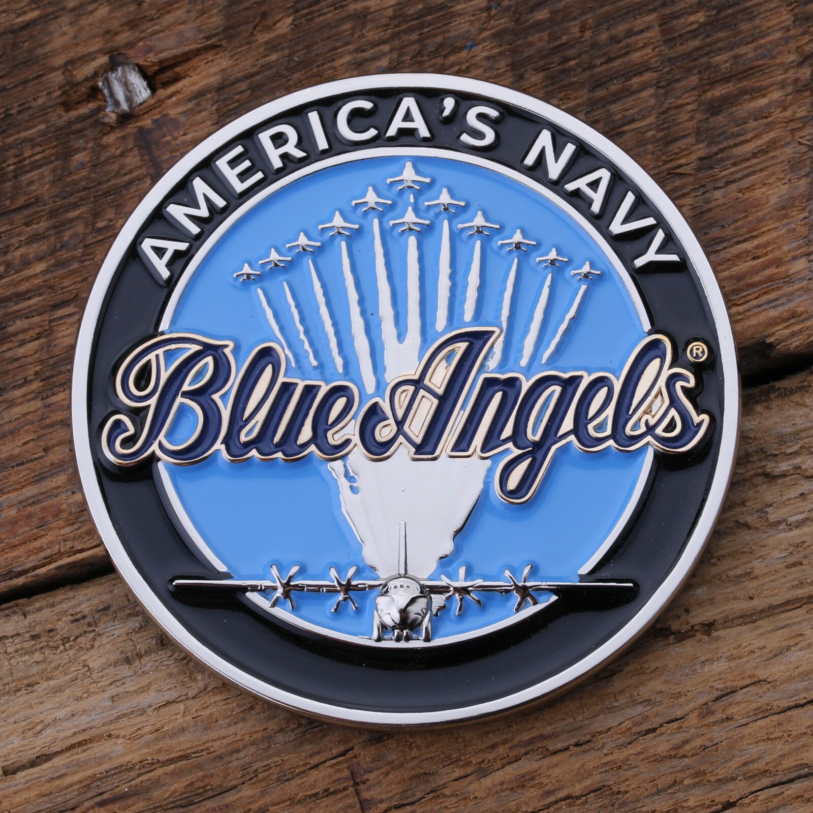 Blue Angels US Navy Flight Demonstration Squadron Challenge Coin
