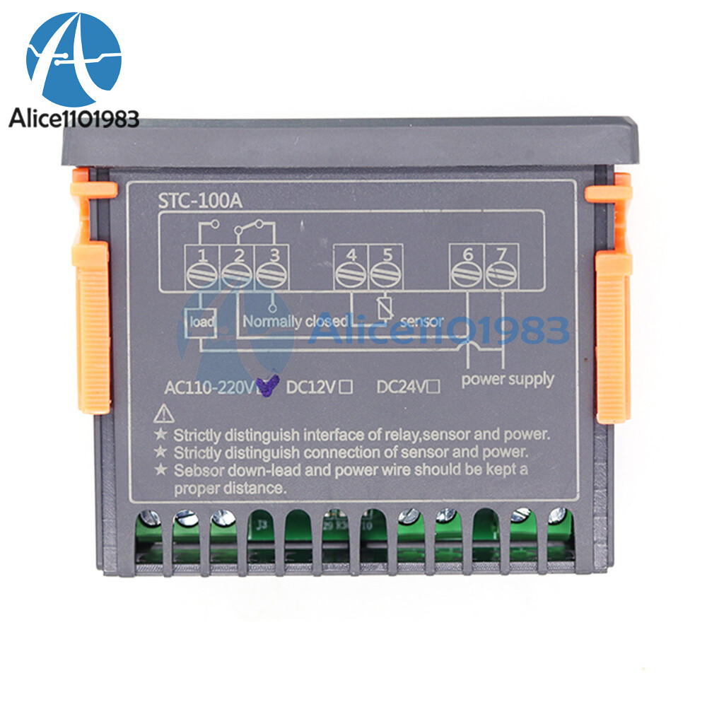 STC-100A Digital Thermostat Smart Temperature Controller AC220V NTC Sensor
