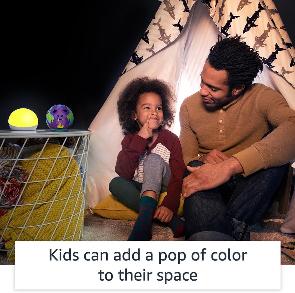 Multicolor smart lamp, Works with Alexa