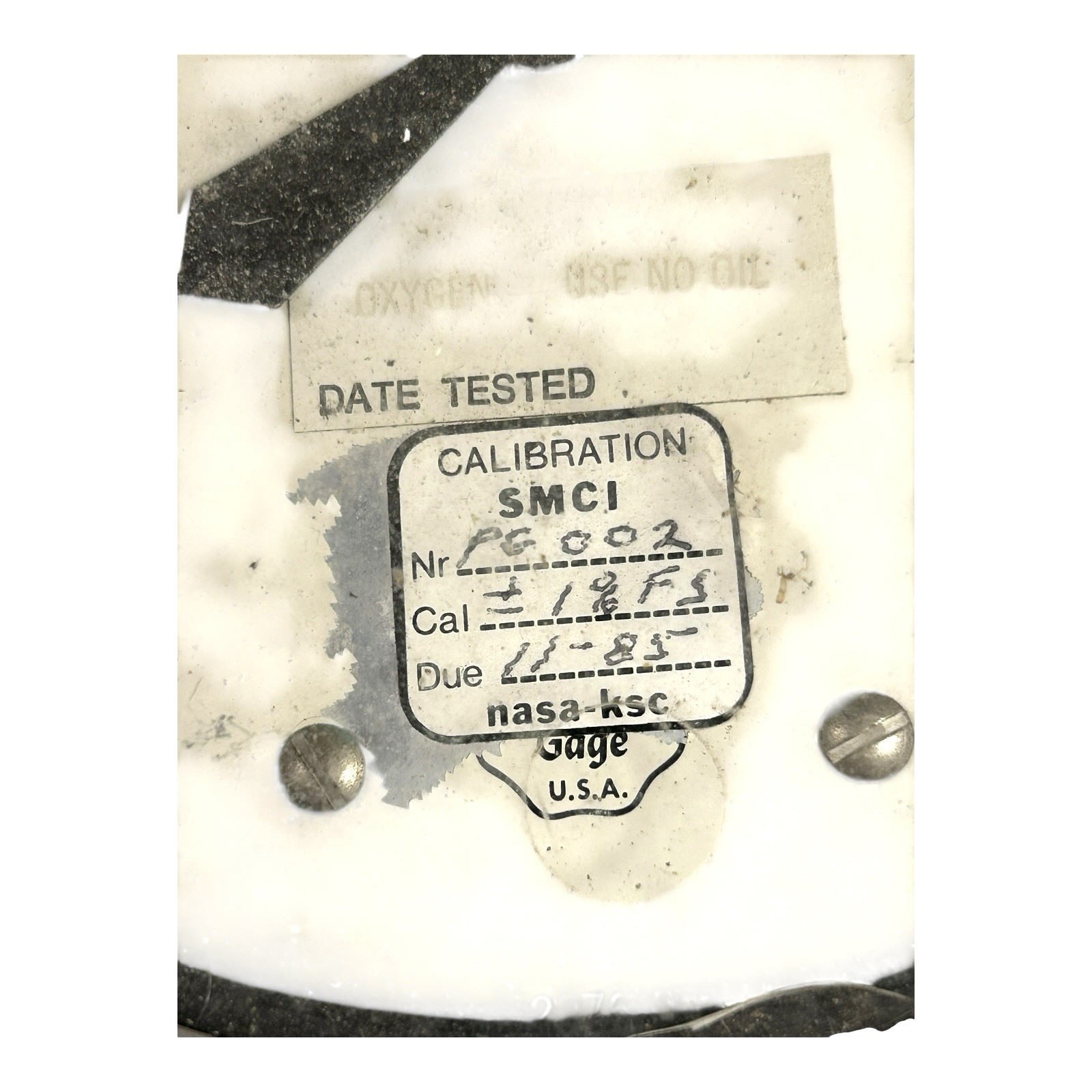 Vintage Genuine NASA Saturn V ACCO Pressure Gauge