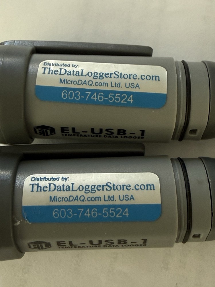 2 Lascar EL-USB-1 Temperature Data Logger with USB GUC