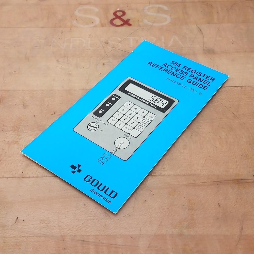 Gould PI-RAPP-001 Rev. B 584 Register Access Panel Reference Guide - USED