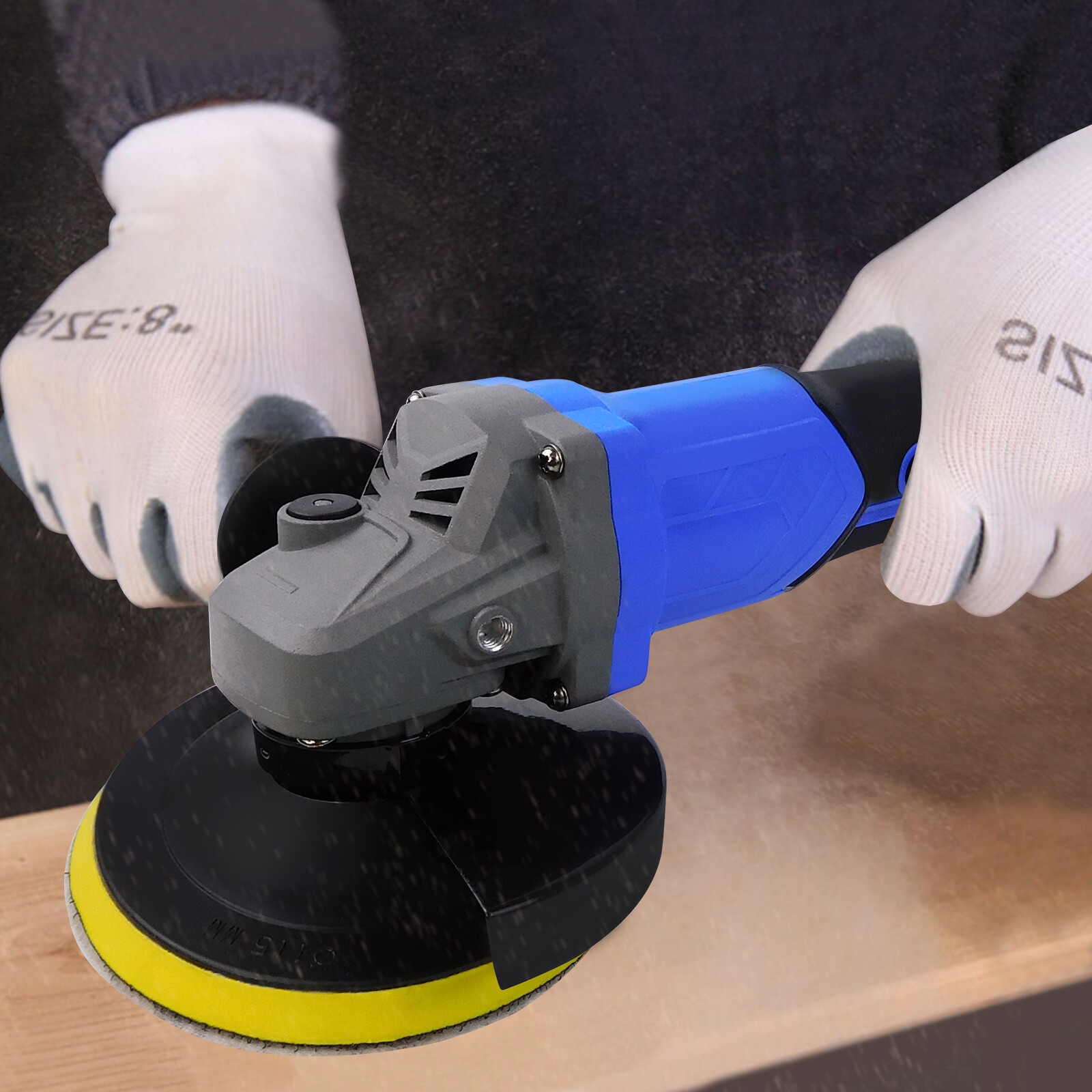 Electric Angle Grinder 10000RPM Motor 115mm Brushless Fit For Makita 18V Battery