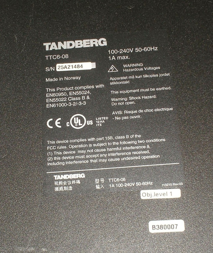 Tandberg TTC6-08
