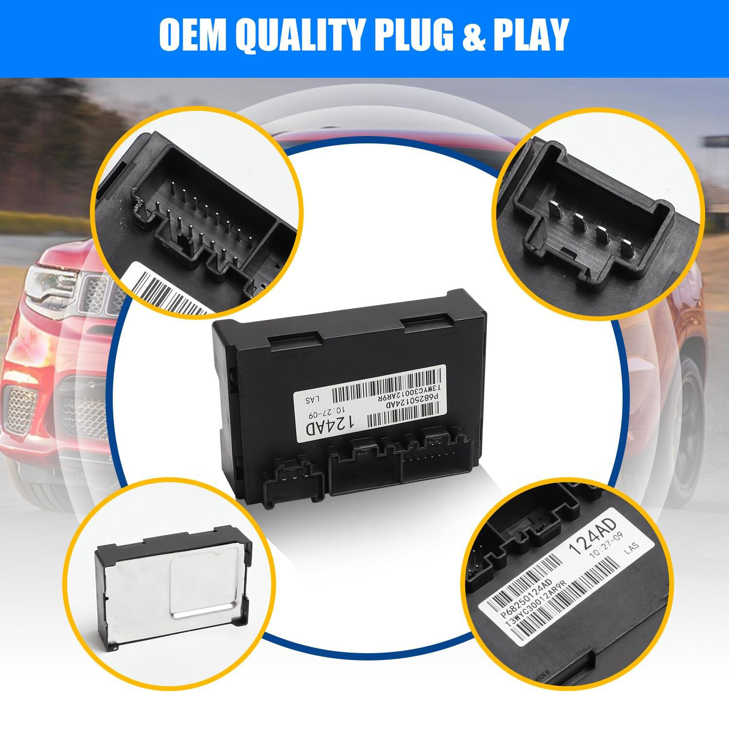 2016-2018 For JEEP GRAND TRANSFER CASE CONTROL MODULE OEM Quality P68250124AD