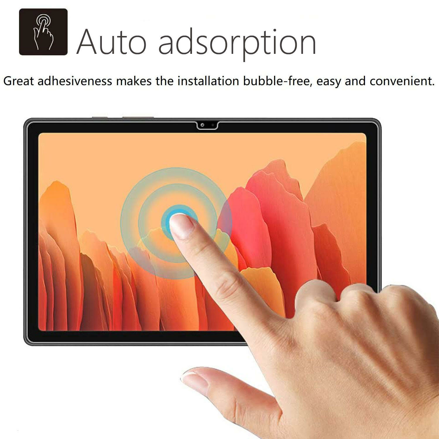 (2 Pack) Samsung Galaxy Tab A9 Plus / A9+ 5G 11" Screen Protector Tempered Glass