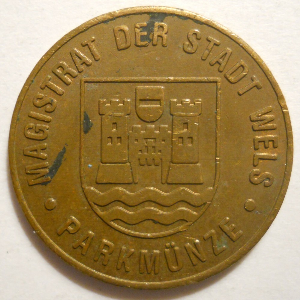 Wels, Austria parking token - AUST3900D