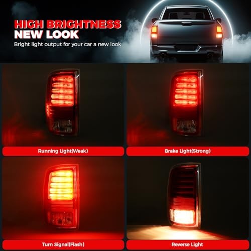 Ram LED Tail Light Assembly Compatible with 2013 2014 2015 LED Left Driver Side