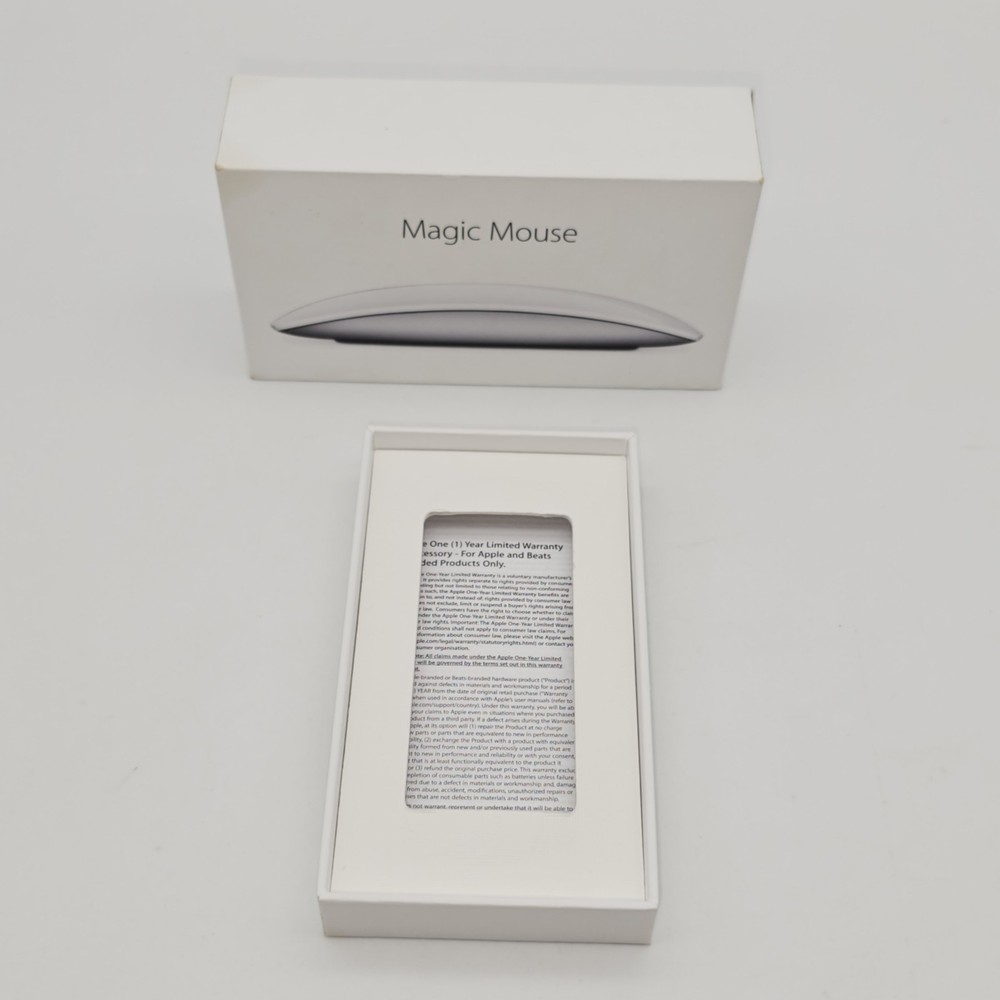 Genuine EMPTY BOX & DOCUMENTS For Apple Magic Mouse 2 Model A1657 MLA02LL/A OEM