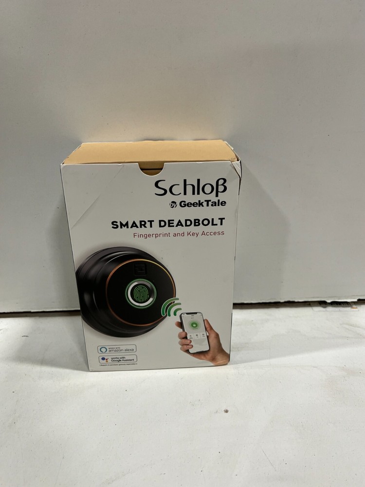 GeekTale - Smart Deadbolt - Keyless Entry - Fingerprint and App Controlled