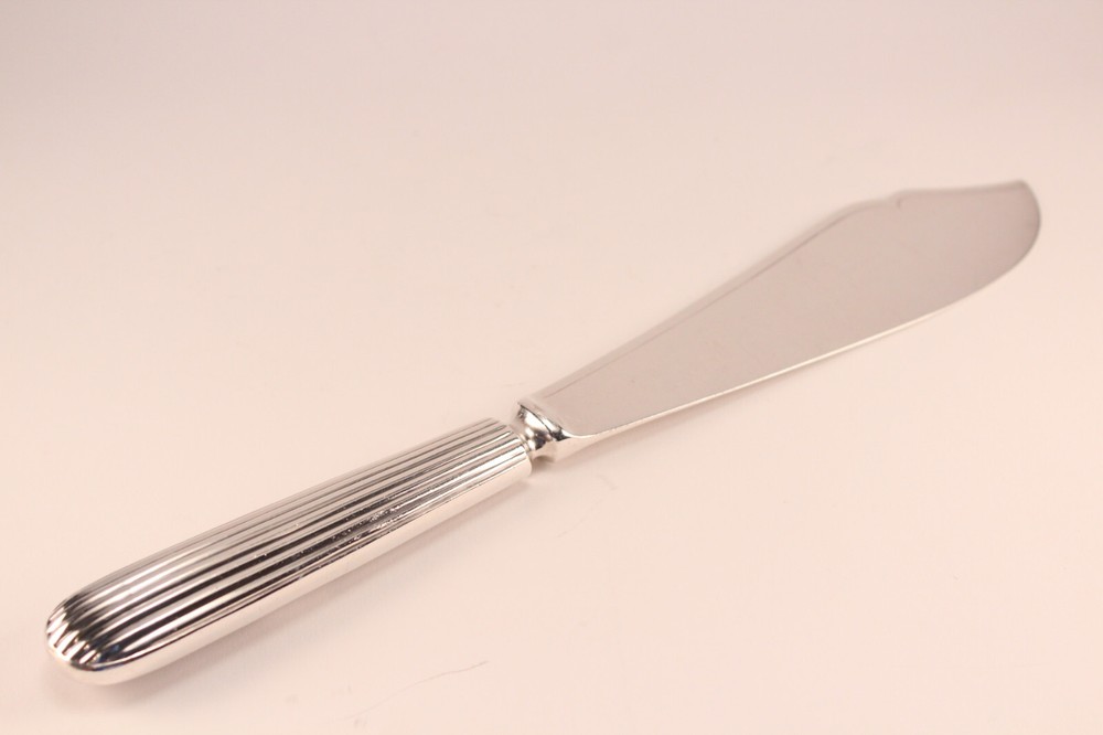 Antique Kitchen Walker & Hall Sterling Silver Wedding Cake Knife Pie Server