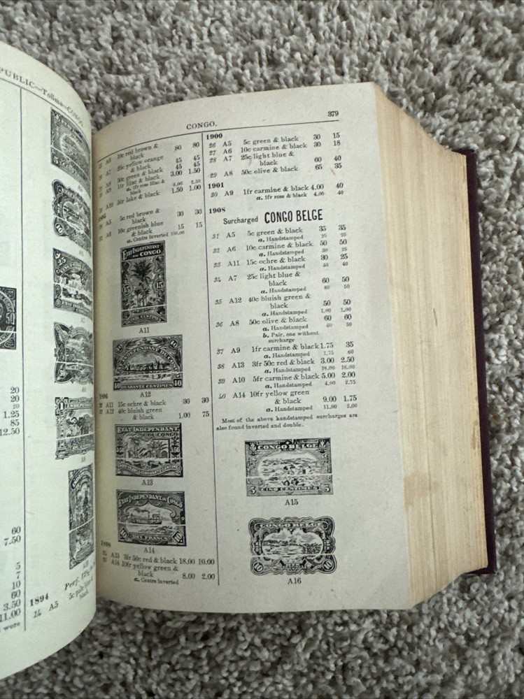 Scott Standard Postage STAMP CATALOG The 1927 Edition -- WHOLE WORLD