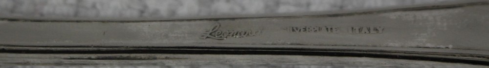 Leonard Silverplated Fish Server Italy