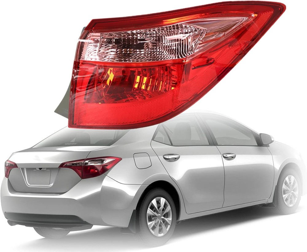1-Pack Rear Right Tail Light Brake Lamp Assembly Replacement for Corolla 2017