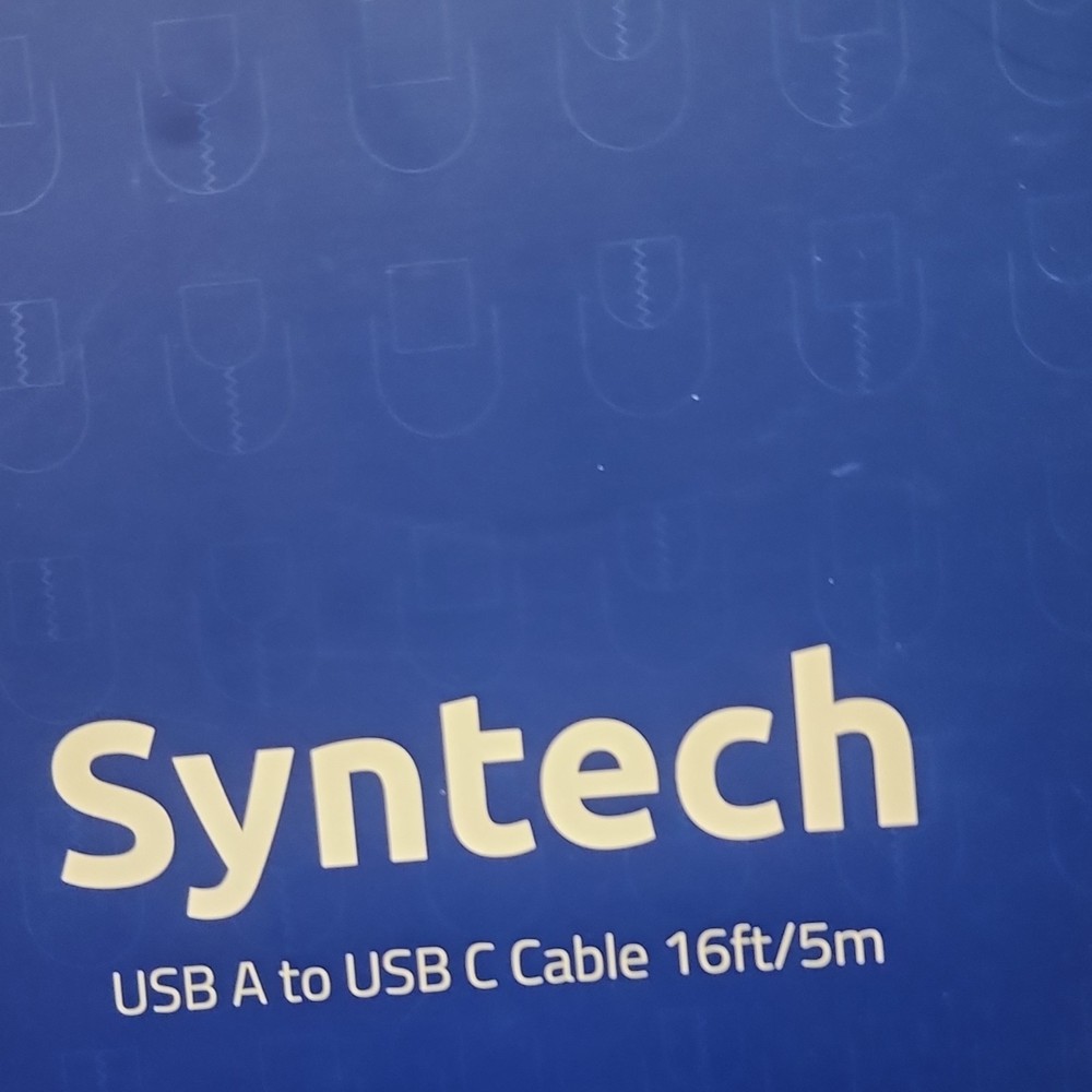 Syntech USB A to USB C Cable 16ft/5m Headset Compatible 5Gbps Mark32-BE