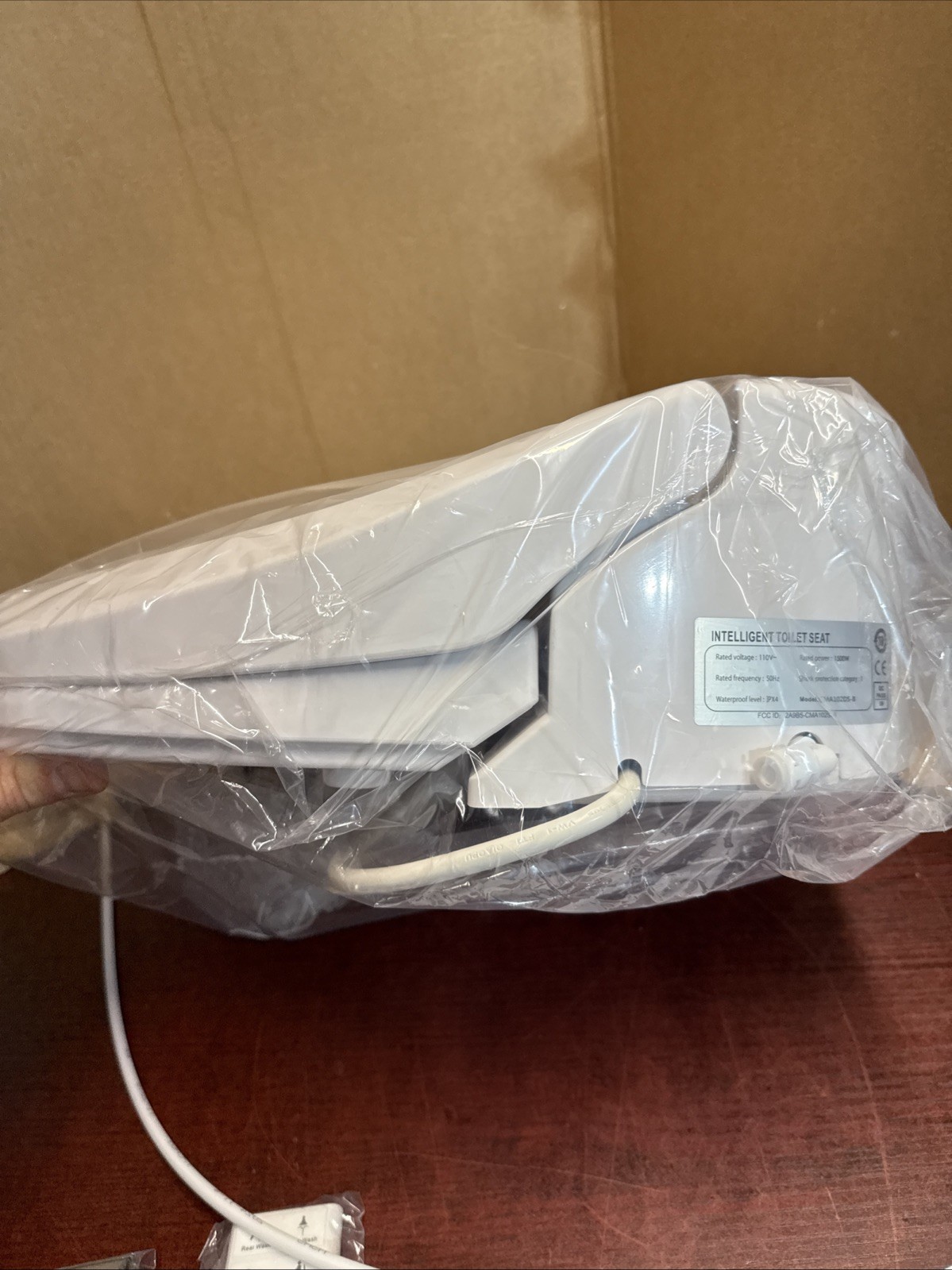 Combier Smart Round Bidet Toilet Seat White CMA102DS-B