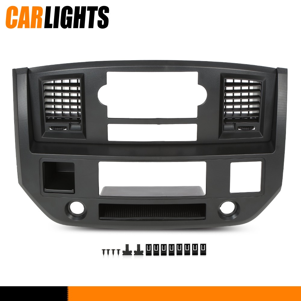 Fits 2006-2008 Dodge Ram Dash Bezel Radio Climate Surround Trim 1500 2500 3500