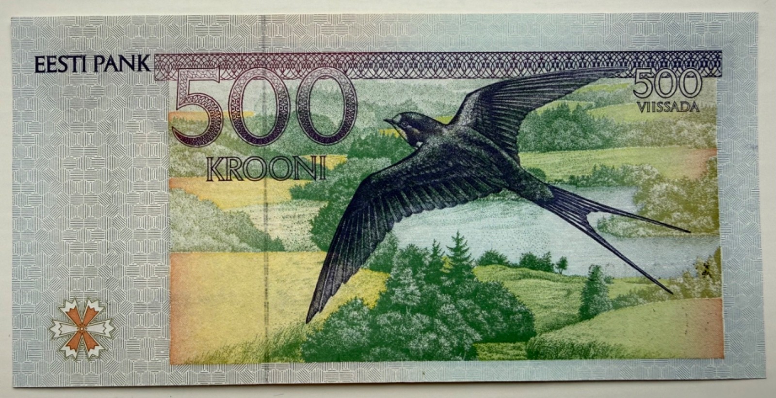 500 Krooni Estonia 1994 P80a aUNC+/UNC-, RARE YEAR, becoming scarce very fast