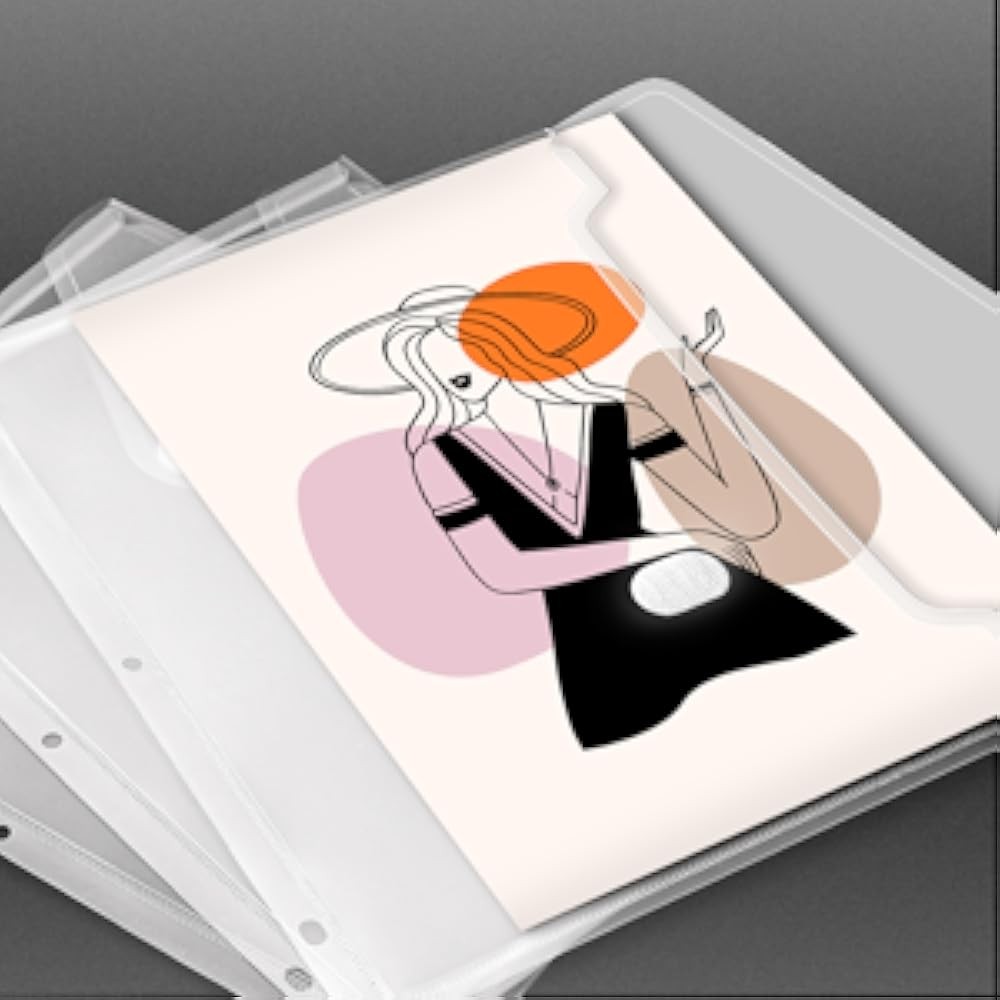 Binder Folders with Stagred Closures, High acity Binder Poets