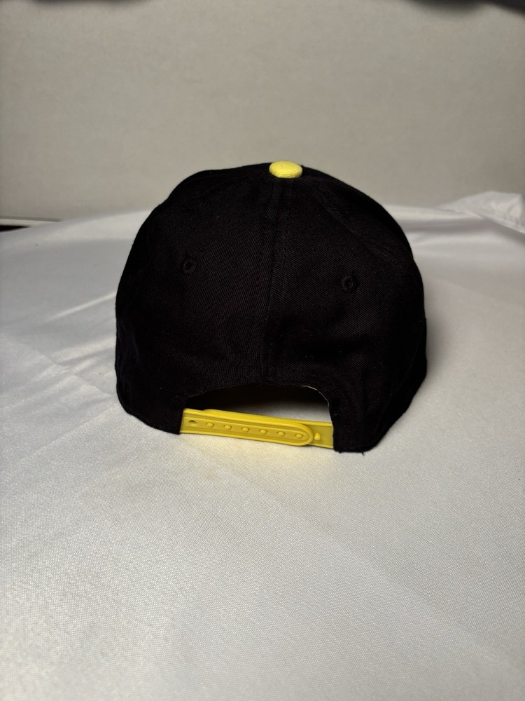 DC Comics Batman Snapback Hat Baseball Cap Yellow Black