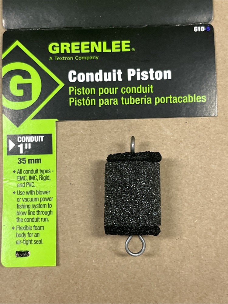 Greenlee 610 1" Foam Conduit Piston