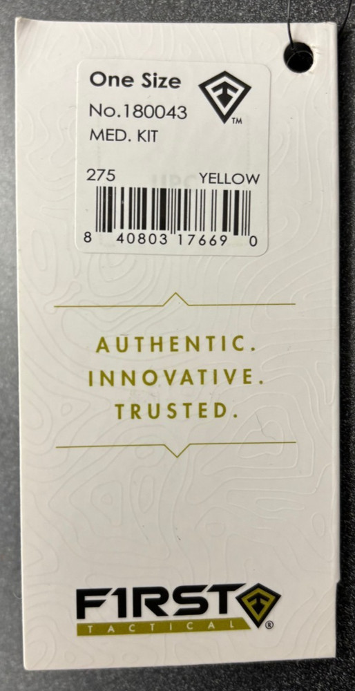 First Tactical Medication Bag Yellow