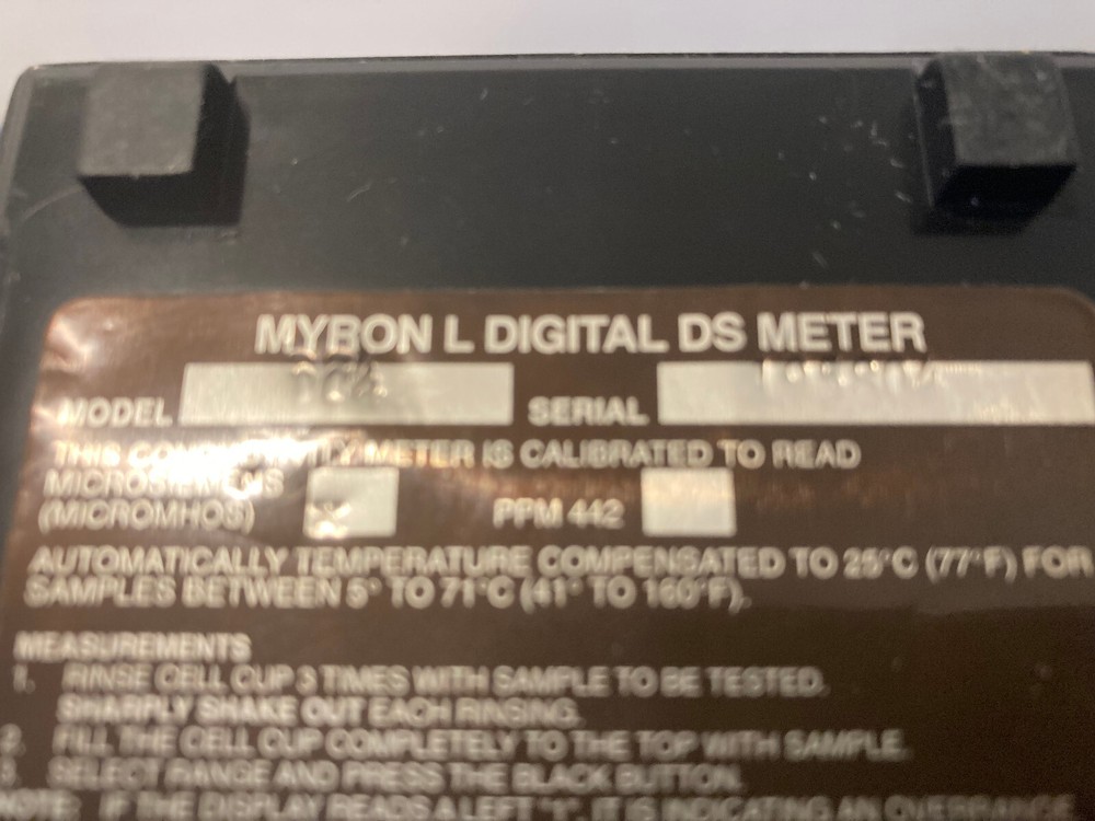 15122 Myron L DC4 digital DS meter conductivity meter
