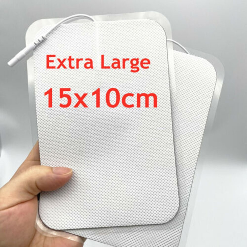 10pcs Adhesive Reusable Replace Extra Large Electrode Pads 15*10cm For Massager