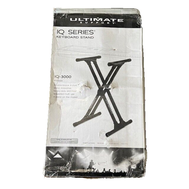 Ultimate Support IQ-X-3000 Black Keyboard Stand