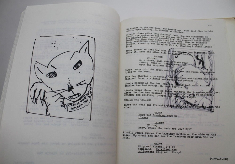 SLEEPWALKERS / Stephen King 1991 Movie Script Screenplay, supernatural creatures