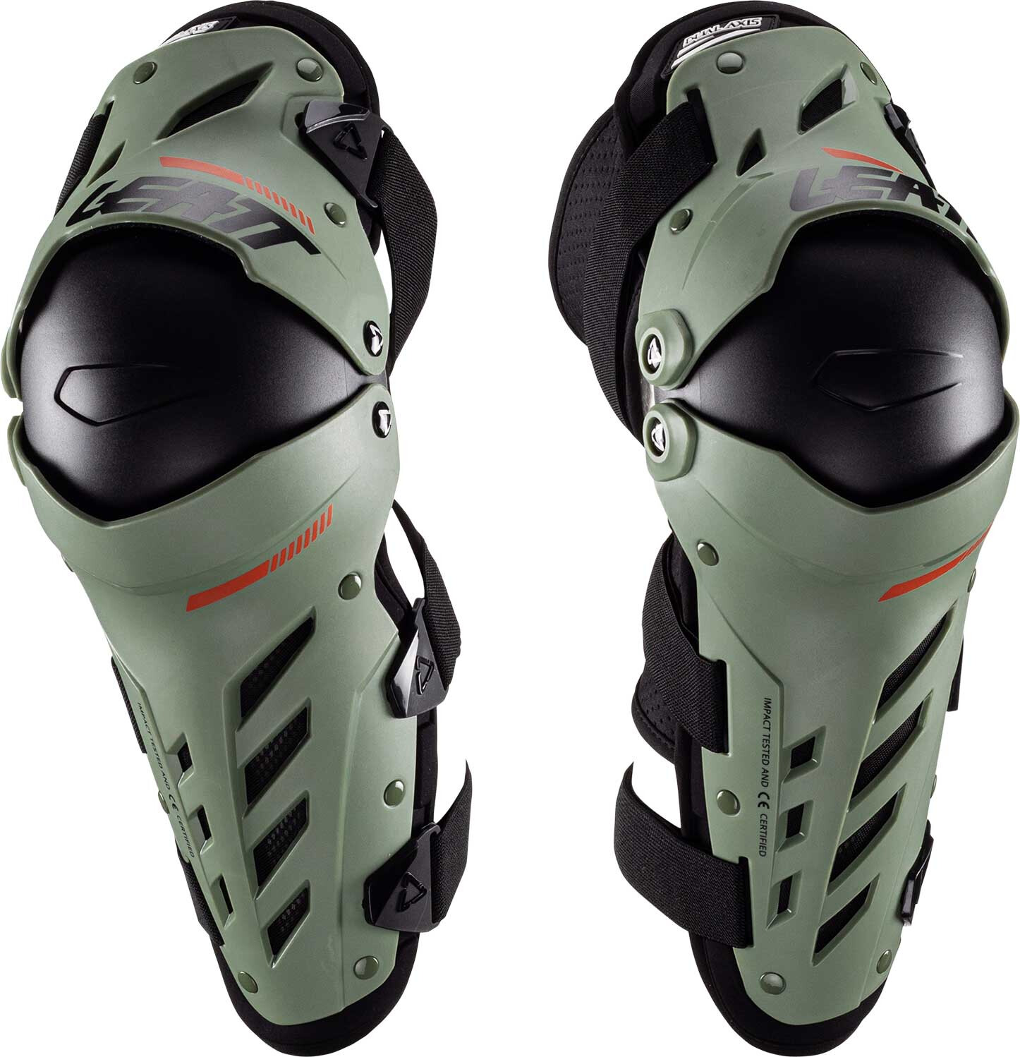 Leatt Dual Axis Knee & Shin Guards - Motocross Dirt Bike Offroad Pair