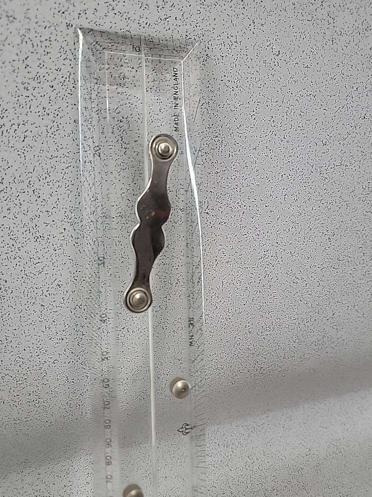 Capt Fields Improved Parallel Ruler Rule England Vintage