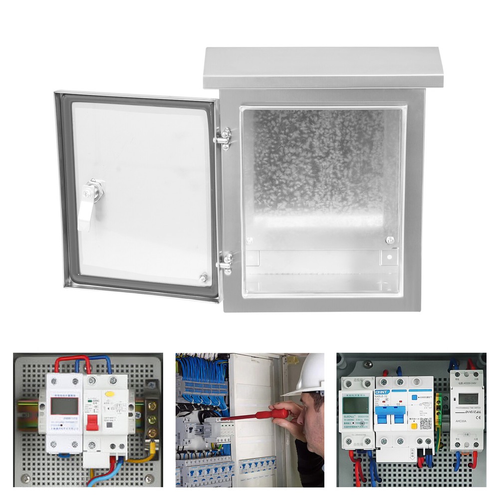 Silver Electrical Box Stainless Steel Electrical Box Wall Mount Junction Box