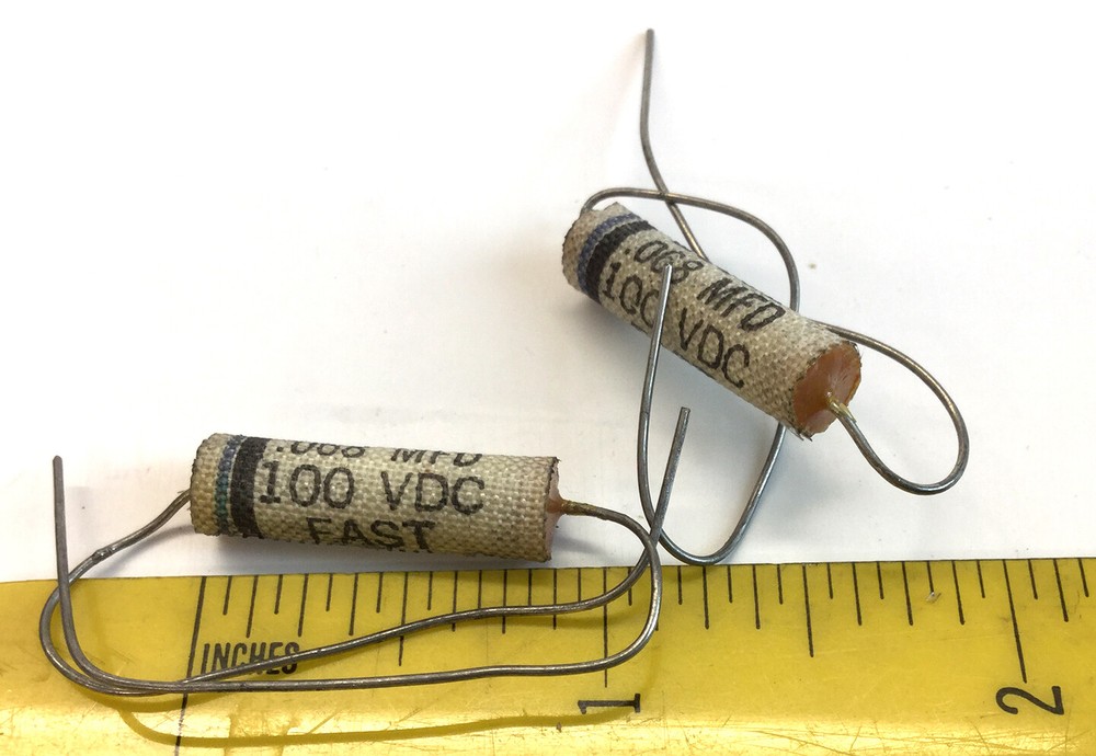 10 NOS Fast Capacitors .068 uf @ 100 v