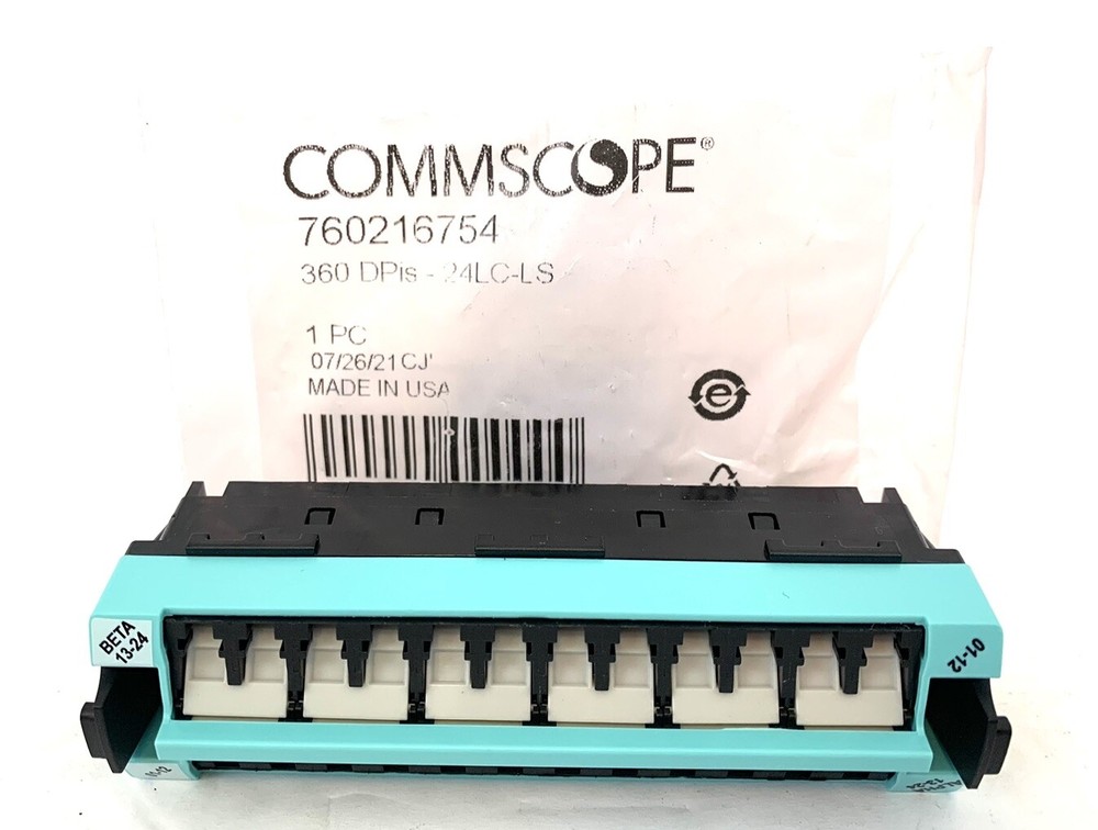Commscope 360DPIS-24LC-LS | 360 Distribution Adapter Pack- Multimode OM4, 24 LC