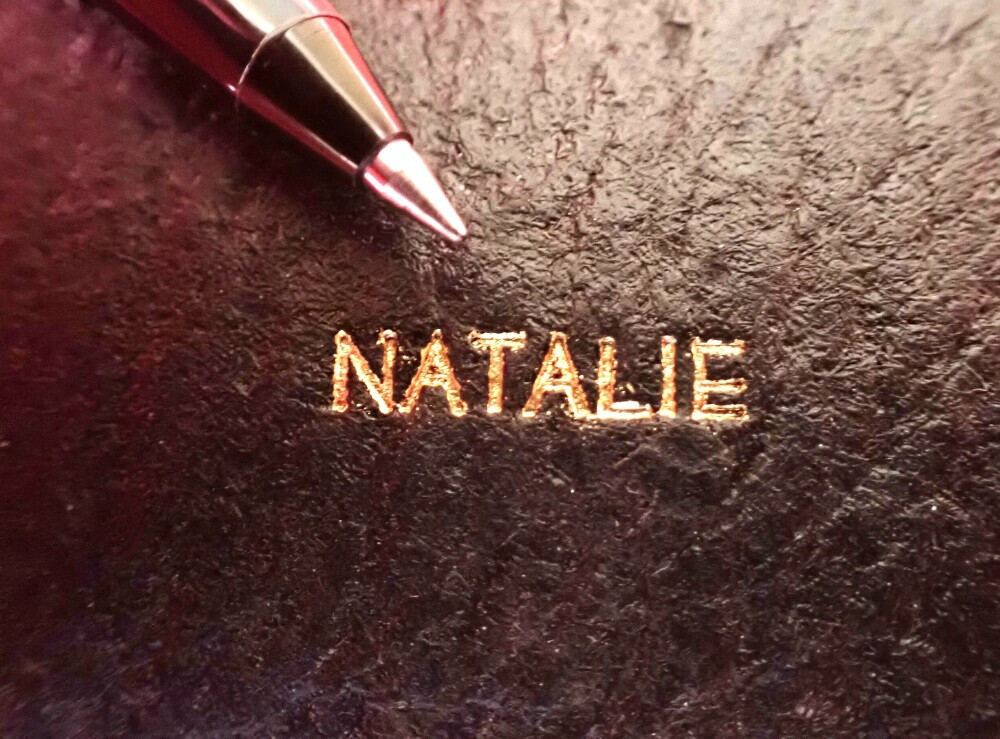 GOLD PERSONALIZATION SERVICE - FLOGGER PADDLE LEATHER BRANDING PERSONAL MESSAGE