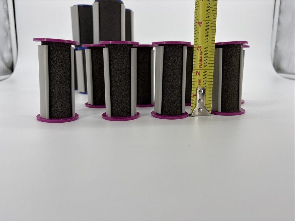 Vidal Sassoon Steam Setter 20 Rollers Replacements 3 Sizes With Clips