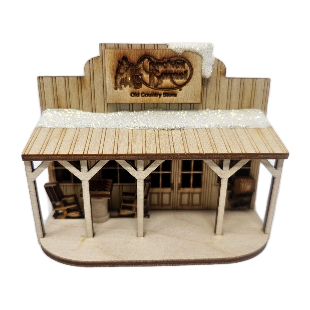 CRACKER BARREL GINGER COTTAGES WOODEN ORNAMENT CHRISTMAS OLD COUNTRY STORE