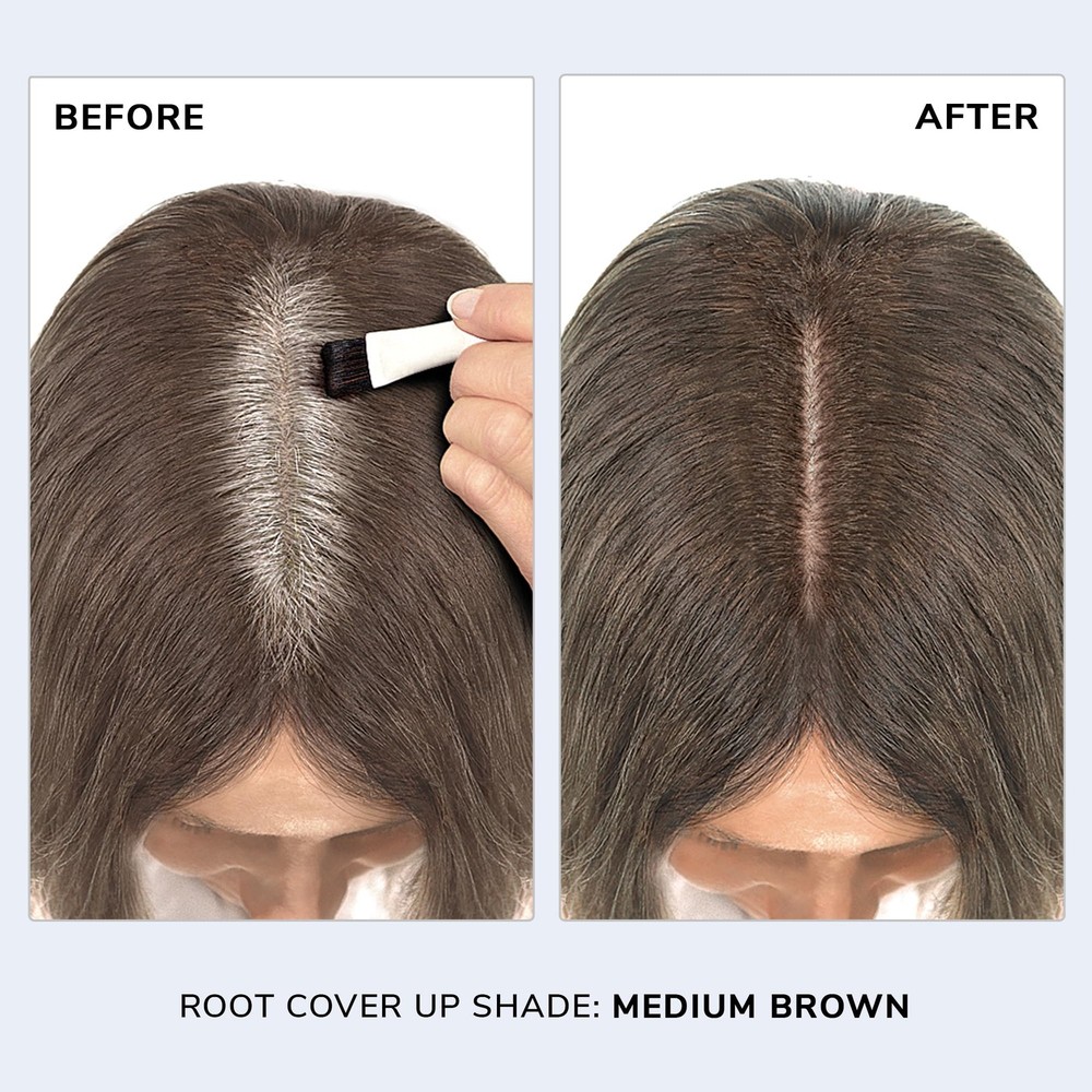 COLOR WOW Root Cover Up Medium Brown Instant Grey Coverage Temporary Touch-Up