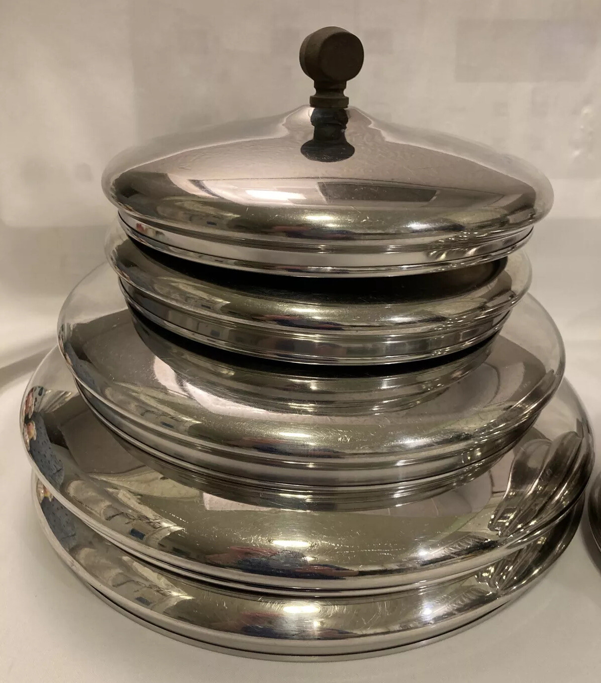 Farberware Stainless Steel Replacement Lids, Sizes Vary 6-12" Choice,Gently Used