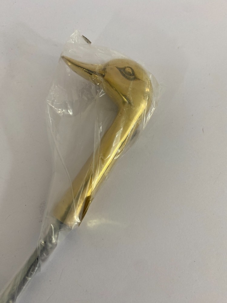 Vintage Solid Brass Duck Head Damper Pull