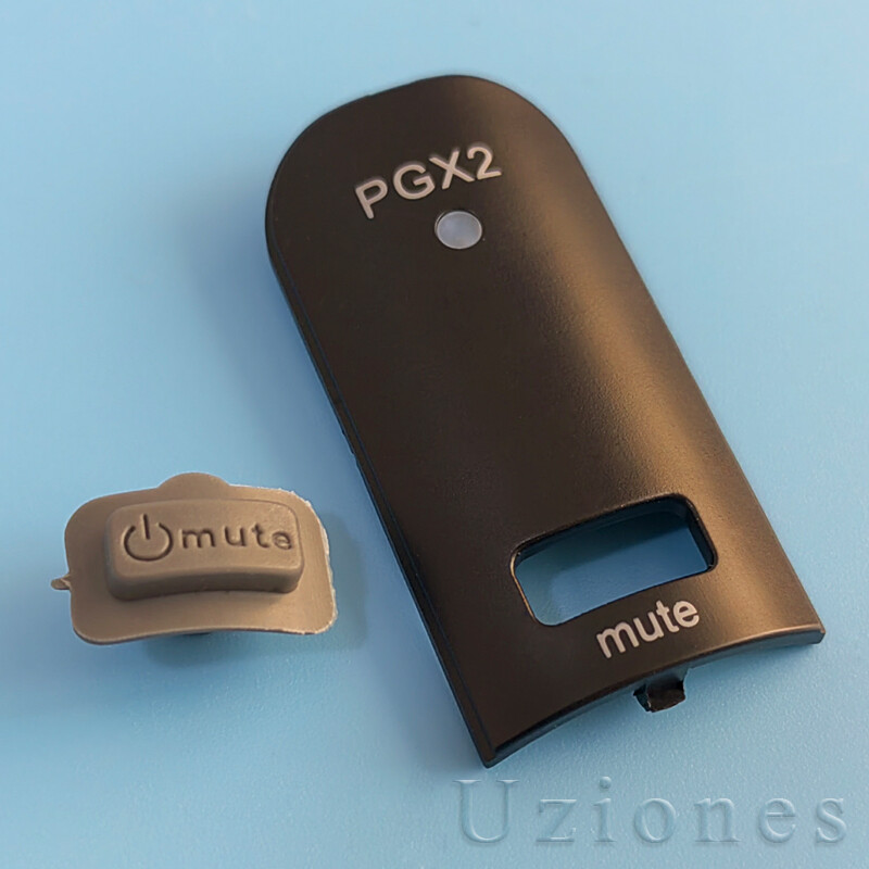 For Shure PGX2 Mic Microphone Wireless Control Switch Bezel Cover Shell & Button